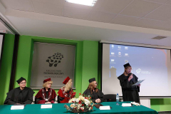 od lewej dr Małgorzata Krawczyk-Blicharska, prof. Beata Wojciechowska, prof. Barbara Gawdzik, prof. Anna Wileczek,, dr Agnieszka Rosińska- Mamej
