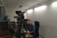 Inż. Marek Picheta prowadzący zajęcia na UDJK