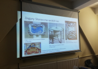 slajd przedstawiający zegary słoneczne