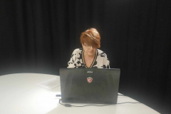 dr Monika Bator podczas prowadzenia wykładu