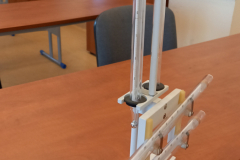 urządzenie do pomiaru pogody z termometrami