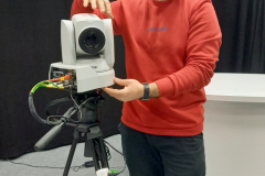 Marek Picheta przy kamerze