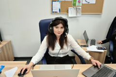 Mgr Anna Kwaśniewska podczas prowadzenia zakończenia UDJK