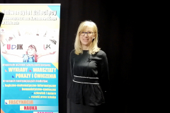 Na zdjęciu Prorektor ds. Kształcenia dr hab. inż. Barbara Gawdzik, prof. UJK