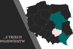 Slajd z mapa polski