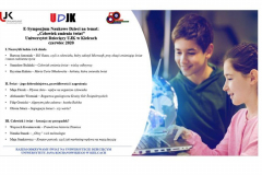 Slajd z programem e-sympozjum
