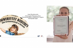 Slajd ze zdjęciem dziewczyny trzymającej tablet