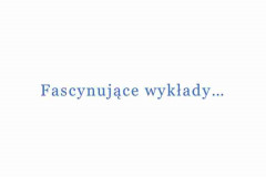 slajd z napisem fascynujące wykłady