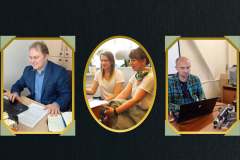 Wykładowcy podczas prowadzenia zajęć