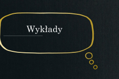 slajd z napisem wykłady