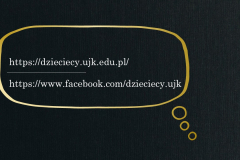 slajd z adresami strony internetowej i FB UD
