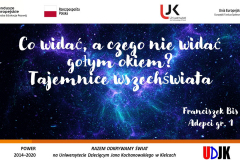 Slajd tytułowy prezentacji Franciszka Bisa