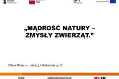 Slajd tytułowy prezentacji Oliwi Sitarz