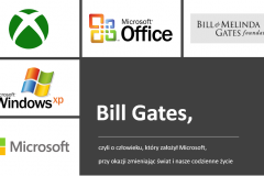 Strona tyułowa referatu autora •	Bartosz Antoniak  – Bill Gates, czyli o człowieku, który założył Microsoft, przy okazji zmieniając świat i nasze codzienne życie